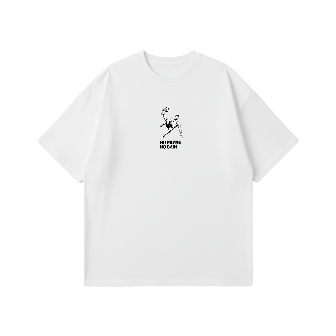 Camiseta oversize «NPNG» (Blanco) — Tim Payne merch